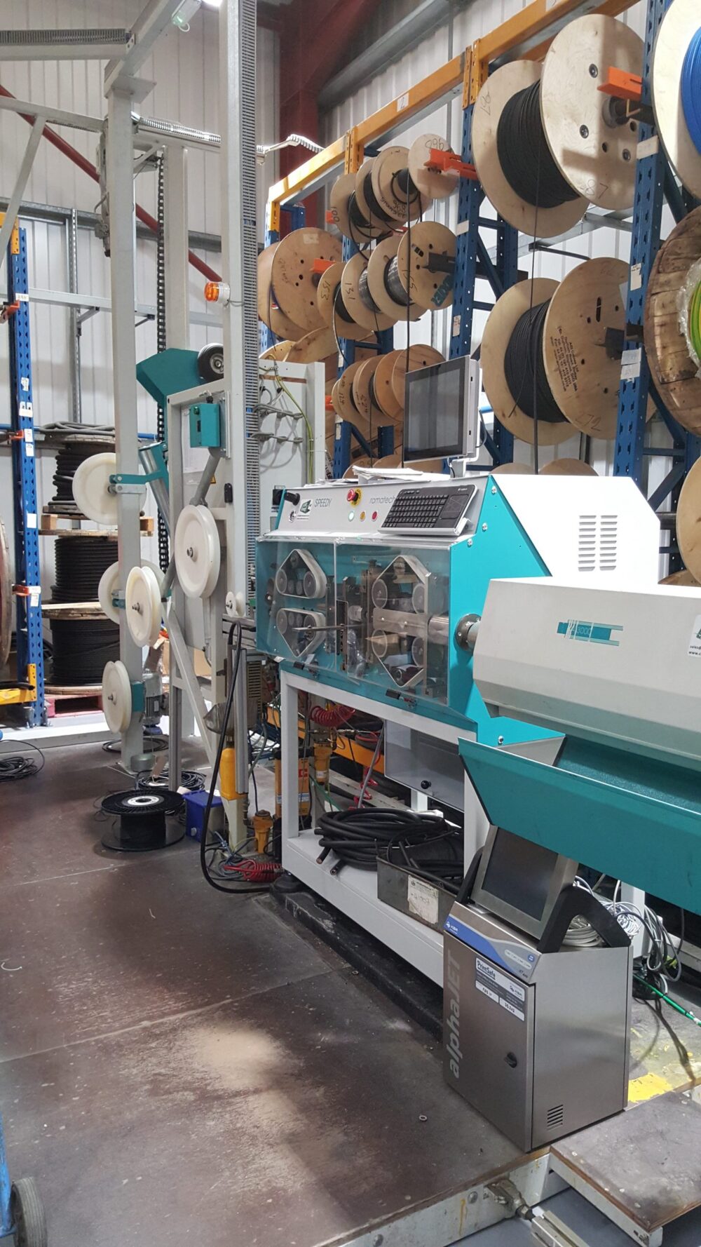 Ramatech Factory Ramatech Speedy Heavy Duty Cut and Strip Machine with automatic cable ...